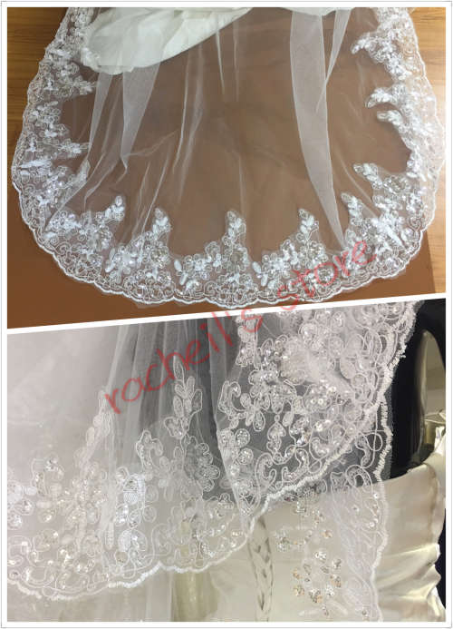 Wedding Veil with comb long veil*local stock*