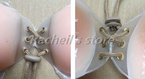 Silicone Bra with Lace up unbra*Local stock*