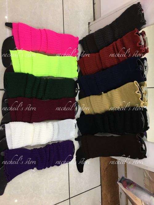 Legwarmer leg warmers extra length Neon fluorescent color new stock #local stock#