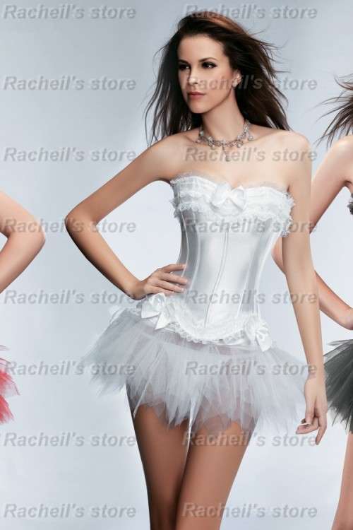 Corset set with skirt sexy corset waist slimmer cincher#Local stock#