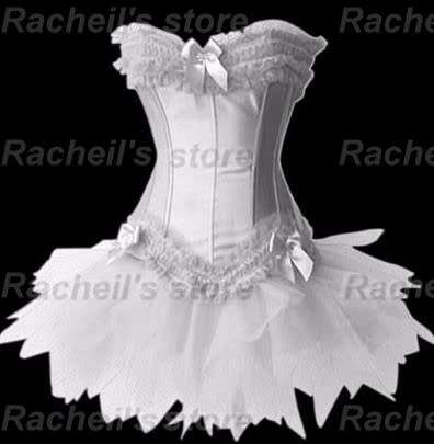 Corset set with skirt sexy corset waist slimmer cincher#Local stock#