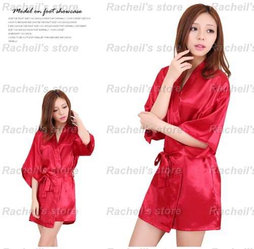 Satin robe satin gown bridesmaid robe#local stock#
