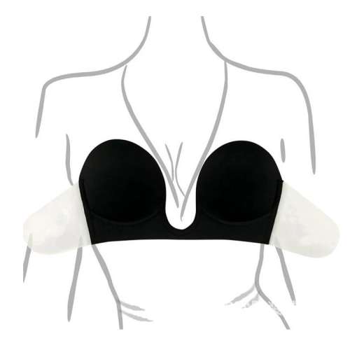 freebra/Invisible bra/silicone bra/stick on push up bra material surface#local stock#Price reduced!