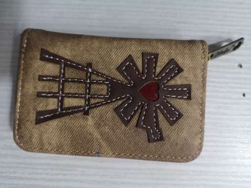 Card holder card wallet Leather card holder Cotton road Windmill#local stock#