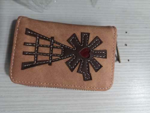 Card holder card wallet Leather card holder Cotton road Windmill#local stock#