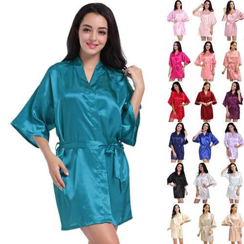 Satin robe satin gown bridesmaid robe#local stock#