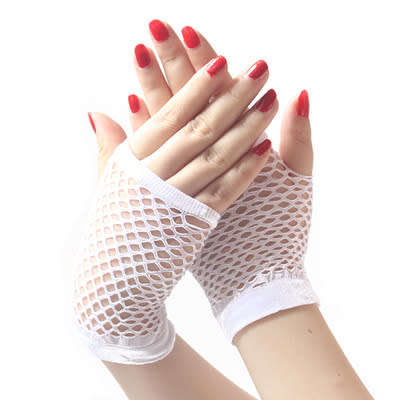 Net gloves long net gloves party short