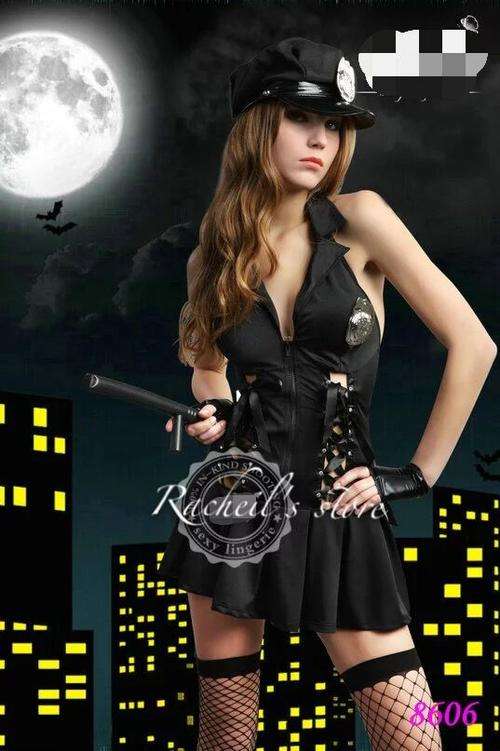 sexy police costume with accesories