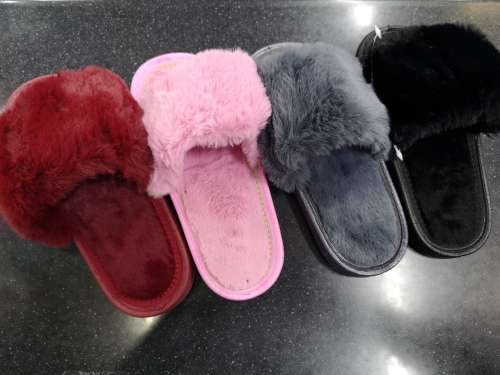 Slippers Fur Slippers lounge slippers Winter slippers#local stock#