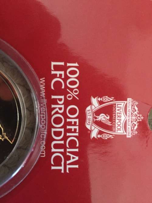 Liverpool Istanbul coin from Anfield