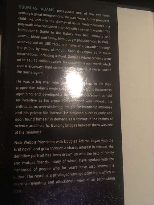 Wish You Were Here - Official Biography of Douglas Adams (hard cover)
