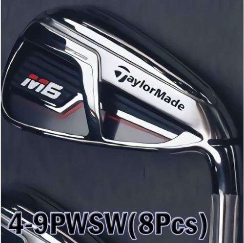 TaylorMade Men's M6 Irons Set  8PCS Irons (4-9,PW,SW)