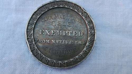 Rare "colony of natal "Medallion