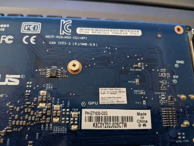 Asus GT 1030 OC