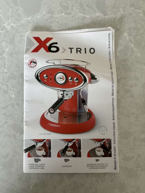 Francis Francis X6 Trio Espresson Coffee Machine
