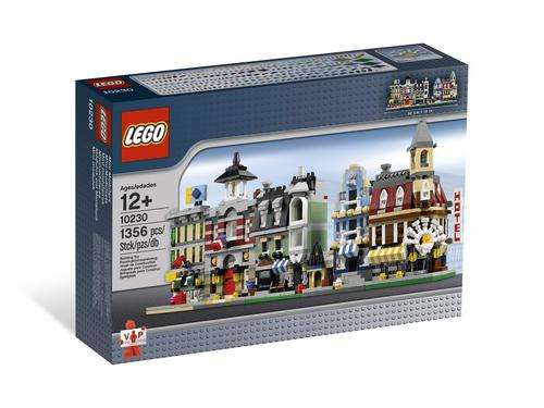lego 10230: Mini-Modulars RARE Cafe Corner Market Street Green Grocer