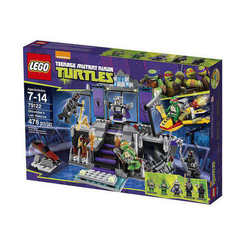 LEGO Teenage Mutant Ninja Turtles Theme - 79122 Shredder's Lair Rescue Brand New