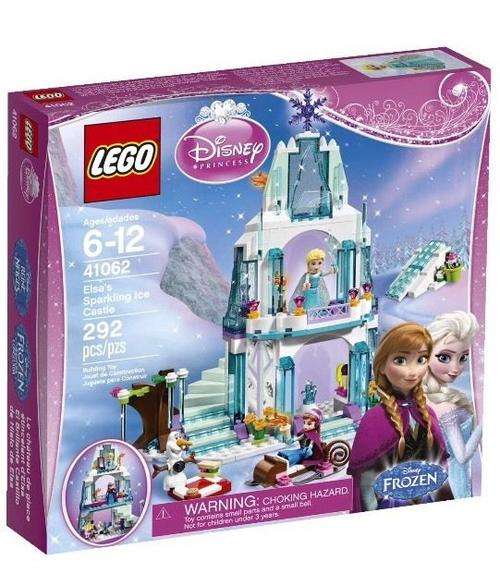 LEGO Elsa's Sparkling Ice Castle Frozen Disney Princess Set 41062 w Elsa & Anna