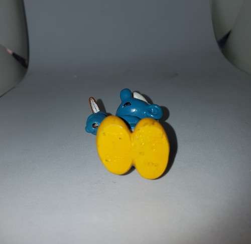 Vintage Peyo Super Smurf Smurfs 40213 CHAIN GANG SMURF PVC Figurine "No chain"