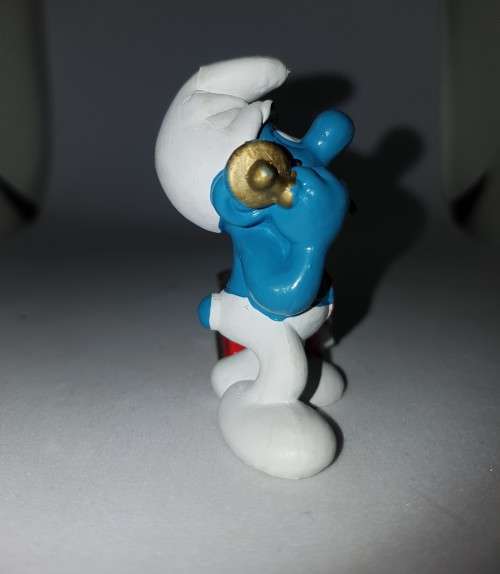 Smurfs Telephone Smurf 20062 Vintage Figure 1980 Schleich Peyo PVC Toy Phone