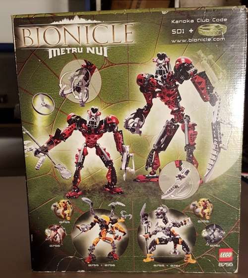 Lego Bionicle Metru Nui Set #8756 - SIDORAK 2004