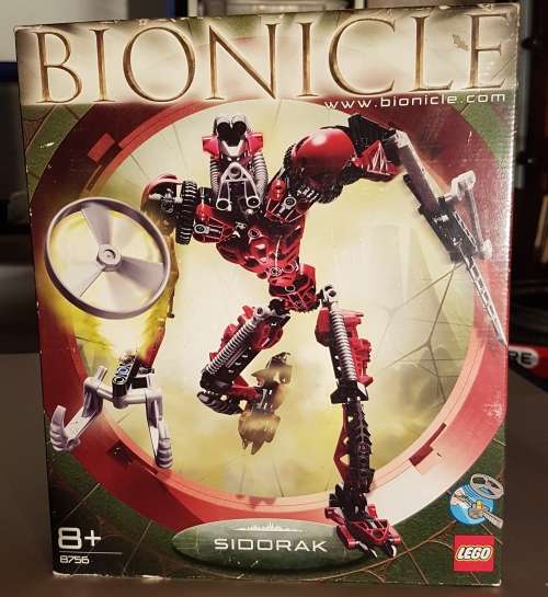 Lego Bionicle Metru Nui Set #8756 - SIDORAK 2004