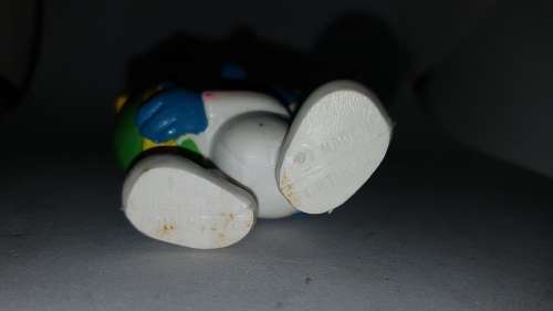 Smurfs White Bunny Smurf Easter Rabbit Rare Original Vintage Display Figure