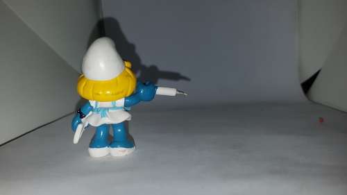 Smurfs Nurse Smurfette 20139 Smurf Doctor Vintage Figure PVC 1981 Toy Figurine