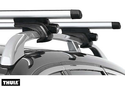 Thule Rapid System 757 Roof Rails, with AeroBars
