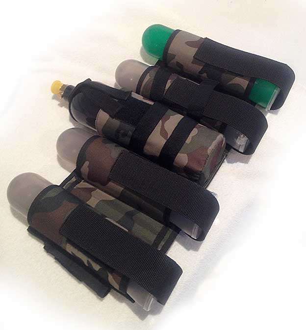 Camo Paintball Pod & CO2 Belt