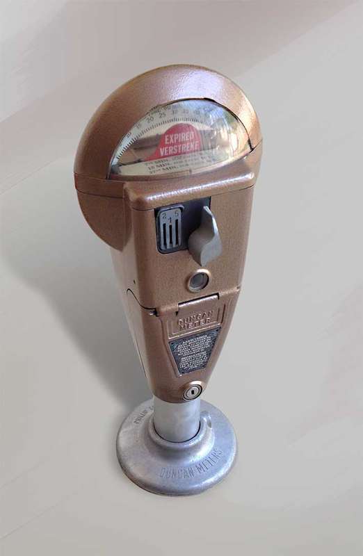 Very Old Duncan-Miller Parking Meter 1950s