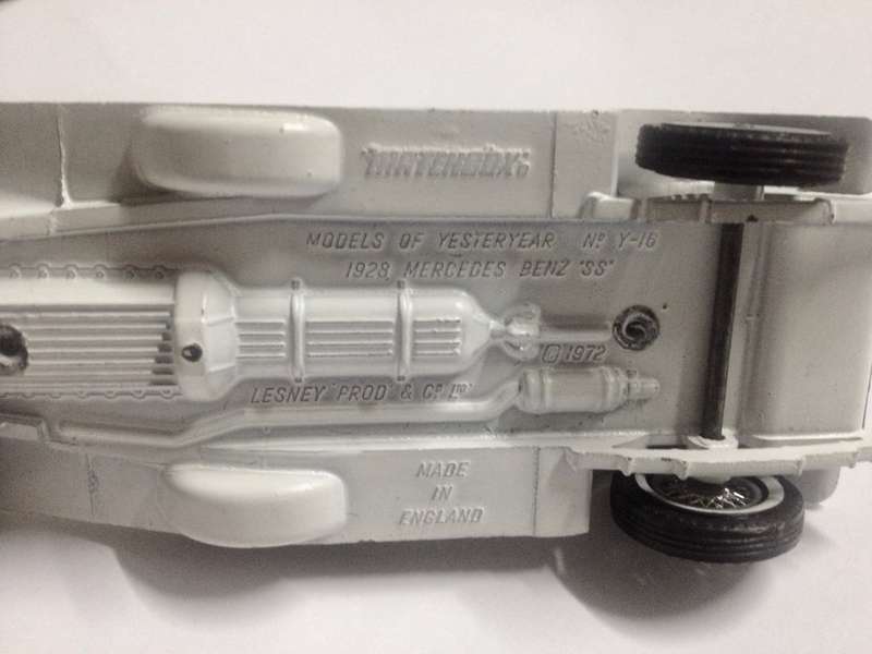 MATCHBOX Models of Yesteryear No Y-16 1928 Mercedes Benz SS