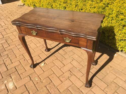 Rare Antique Ball and Claw Card Playing Table