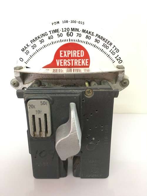 Old Duncan Parking Meter Clock and cash boxes "LAST ONE LEFT"