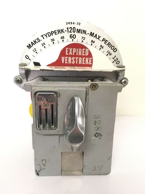 Very Old Duncan Parking Meter Clock and cash boxes from the 60s