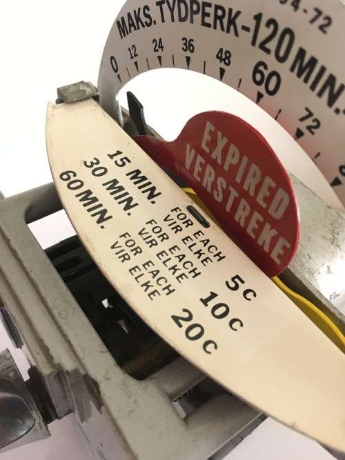 Very Old Duncan Parking Meter Clock and cash boxes from the 60s