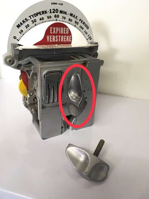 Duncan Parking Meter Turning Knob