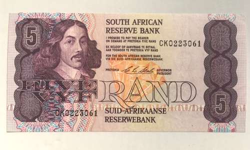Uncirculated Crisp R5 Note (CL Stals)
