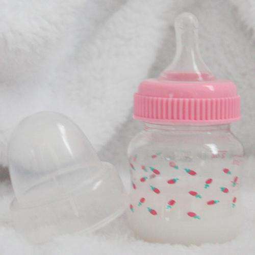 Baby Bottle for your reborn baby with "formula" milk - pink