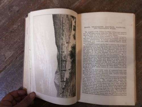 CAPE OF GOOD HOPE OFFICIAL HANDBOOK 1886 - Rebound beautifully