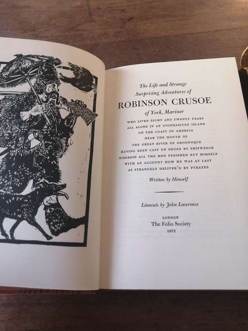 ROBINSON CRUSOE - Daniel Defoe  *Folio Society