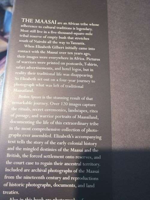 BROKEN SPEARS:  A Maasai Journey - Elizabeth L Gilbert