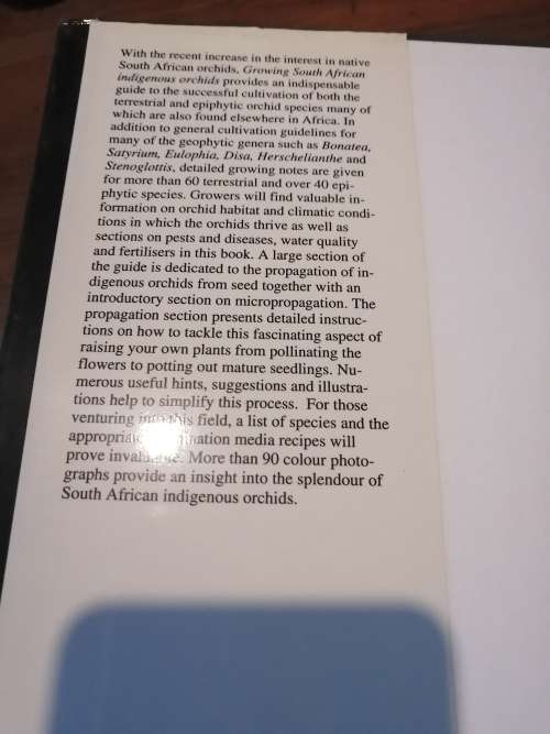 GROWING SOUTH AFRICAN INDIGENOUS ORCHIDS -  Karsten HK Wodrich