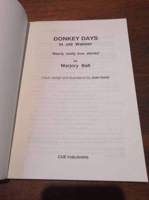 DONKEY DAYS IN OLD WALMER - Marjory Ball