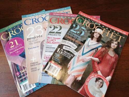 FOUR INTERWEAVE CROCHET MAGAZINES
