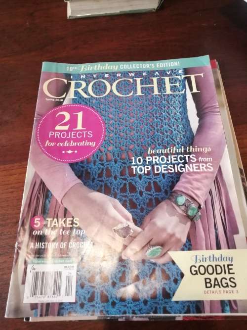 FOUR INTERWEAVE CROCHET MAGAZINES