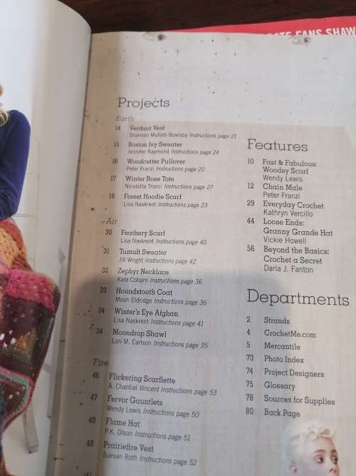 FOUR INTERWEAVE CROCHET MAGAZINES