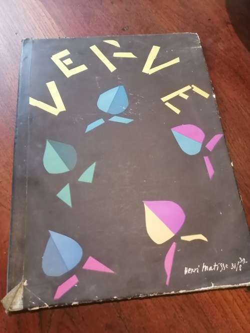 VERVE MAGAZINE:  Henri Matisse cover - E Teriade (ed) Issue No 8 Vol 2 (1940)
