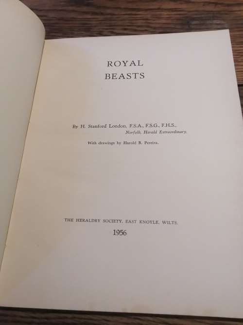 ROYAL BEASTS -  H Stanford London (Heraldry)