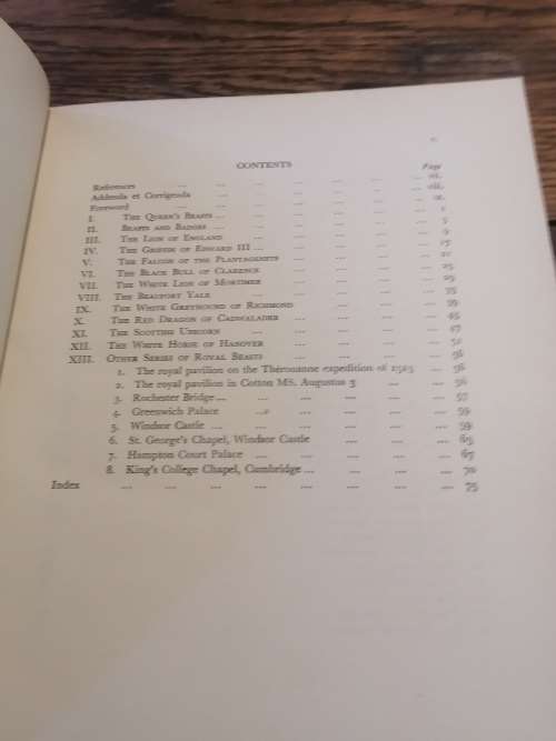 ROYAL BEASTS -  H Stanford London (Heraldry)